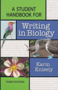 A Student Handbook For - Writing In Biology