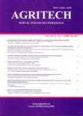 AGRITECH : Jurnal Teknologi Pertanian Vol.32 No.1 Februari 2012