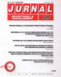 Jurnal Akuntansi Dan Manajemen Vol.20 No.2 Agustus 2009