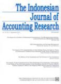 The Indonesian Journal Of Accounting Research Vol. 16 No. 3 September  2013