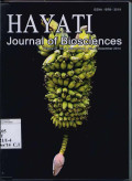HAYATI : Journal Of Biosciences Vol. 21 No.1 March 2014 - No.4, December 2014