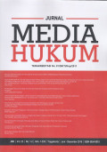 Jurnal Media Hukum VOL. 23 NO. 1-2