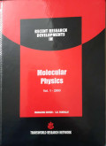 Recent Research Developments In :  Molecular Physics Vol. 1