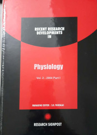 Recent Research Developments In : Physiology Part I Vol. 2