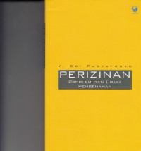 Perizinan Problem Dan Upaya Pembenahan