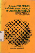 The Analysis, Design And Implementation Of Information Systems