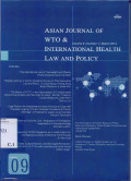 Asian Journal Of WTO & International Health Law And Policy Vol 9 No 1 March 2014