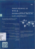 Asian Journal Of WTO & International Health Law And Policy Vol 9 No 2 Sept 2014