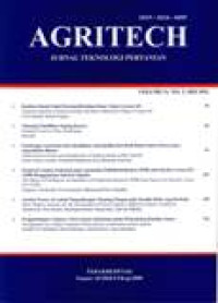 AGRITECH : Jurnal Teknologi Pertanian Vol.31, No.2, Mei 2011