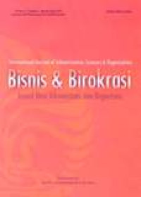 Bisnis & Birokrasi: Jurnal Ilmu Administrasi Dan Organisasi Vol.17 No.1 Januari-April 2010