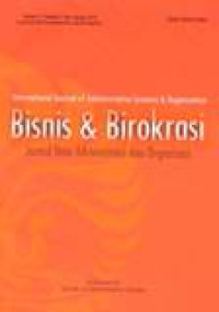 Bisnis & Birokrasi: Jurnal Ilmu Administrasi Dan Organisasi Vol.17 No.2 Mei-Agustus 2010
