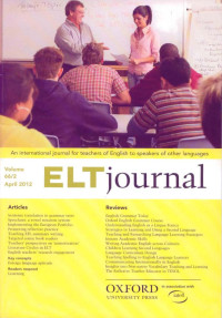 ELT Journal, Volume 66/2, April 2012