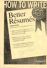 How To Write Better Resumes