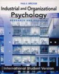 Industrial And Organizational Psychology : Research And Practice