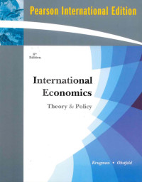 International Economics: Theory And Policy 8th Ed.