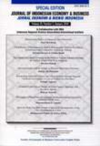 Journal Of Indonesian Economy And Business Vol.25 No.1 January 2010