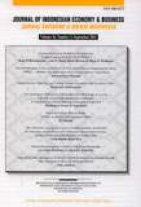 Journal Of Indonesian Economy And Business Vol.26 No.3 September 2011