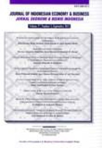 Journal Of Indonesian Economy And Business Vol.27 No.3 September 2012