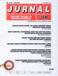 Jurnal Akuntansi Dan Manajemen Vol.23 No.1 April 2012