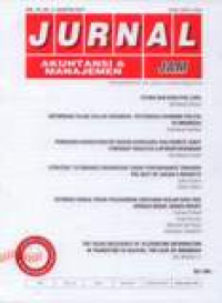 Jurnal Akuntansi Dan Manajemen Vol.23 No.2 Agustus 2012