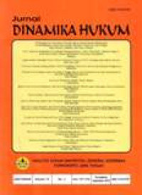 Jurnal Dinamika Hukum Vol.10 No.3 September 2010