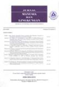 Jurnal Manusia Dan Lingkungan Vol.19 No.2 Juli 2012