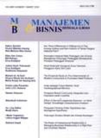 Manajemen Dan Bisnis Vol.9 No.1 Maret 2010