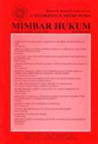 Mimbar Hukum Volume 23 No. 2, June 2011