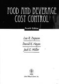 Food And Beverage Cost Control