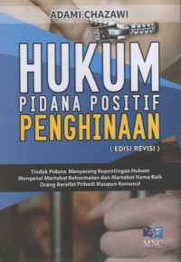 Hukum Pidana Positif Penghinaan