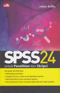 SPSS 24 Untuk Penelitian Dan Skripsi