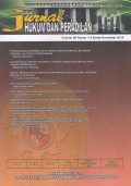 Jurnal Hukum Dan Peradilan VOL. 5 NO. 1-3