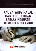 Kausa Yang Halal Dan Kedudukan Bahasa Indonesia Dalam Hukum Perjanjian