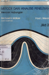 Metode Dan Analisa Penelitian Mencari Hubungan, Jilid 2