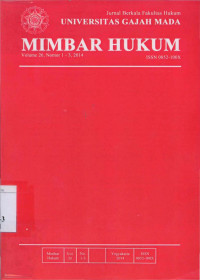 Mimbar Hukum Vol 26 No 1-3, 2014