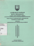 Peraturan Daerah Kota Semarang No.13 Tahun 2006