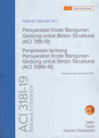 Persyaratan Kode Bangunan Gedung untuk Beton Struktural (ACI 318l-19) Penjelasan tentang Persyaratan Kode Bangunan Gedung untuk Beton Struktural (ACI 318RI-19)