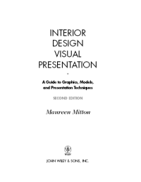 Image of Ebook : INTERIOR
DESIGN
VISUAL
PRESENTATION
•
A Guide To Graphics, Models,
And Presentation Techniques