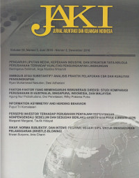 Image of Jurnal Akuntansi Dan Keuangan Indonesia ( JAKI ) VOL.13 NO.1-2