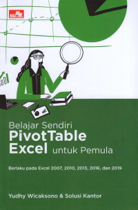 Image of Belajar Sendiri Pivottable Excel Untuk Pemula