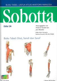 Image of Buku Tabel Untuk Atlas Anatomi Manusia Sobotta