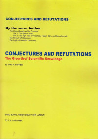 Image of Conjectures And Refutations: The Growth Of Scientific Knowledge