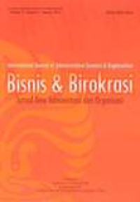 Image of Bisnis & Birokrasi: Jurnal Ilmu Administrasi Dan Organisasi Vol.19 No.1 January 2012