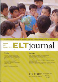 Image of ELT Journal, Volume 65/1 January 2011