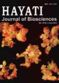 Image of HAYATI : Journal Of Biosciences Vol. 19 No.2 June 2012