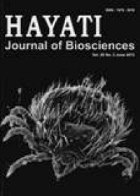 Image of HAYATI : Journal Of Biosciences Vol.20 No.2 June 2013