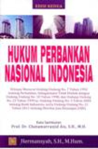 Image of Hukum Perbankan Nasional Indonesia