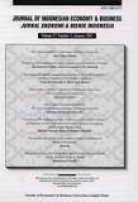 Image of Journal Of Indonesian Economy And Business Vol.27 No.1 January 2012
