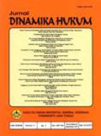 Image of Jurnal Dinamika Hukum Vol.11 No.3 September 2011