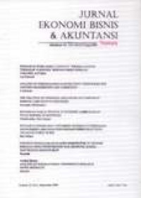 Image of Ventura: Jurnal Ekonomi Bisnis Dan Akuntansi Vol.12 No.3 Desember 2009